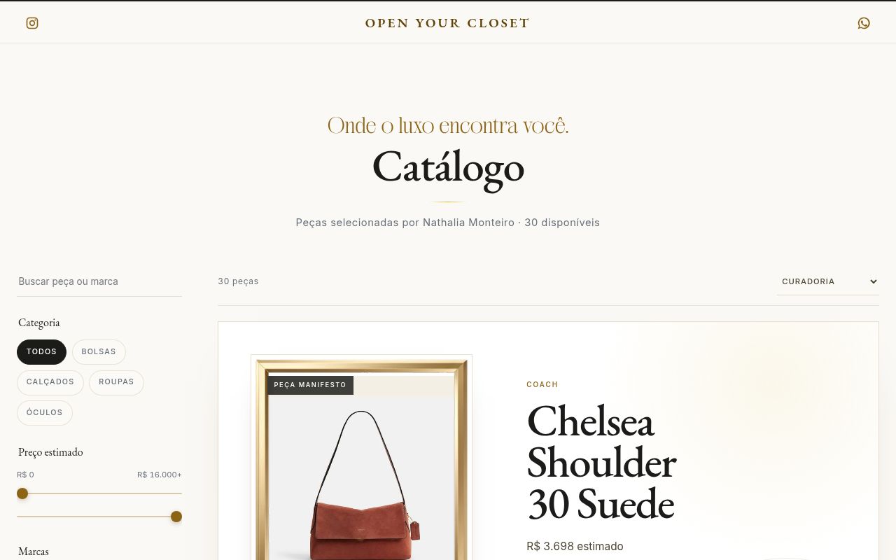 Open Your Closet — CENA 2